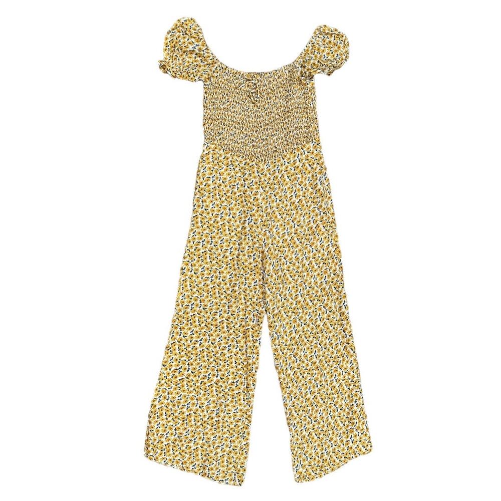 Anthropologie Faithfull The Brand Laszlo Smocked Jumpsuit View 5